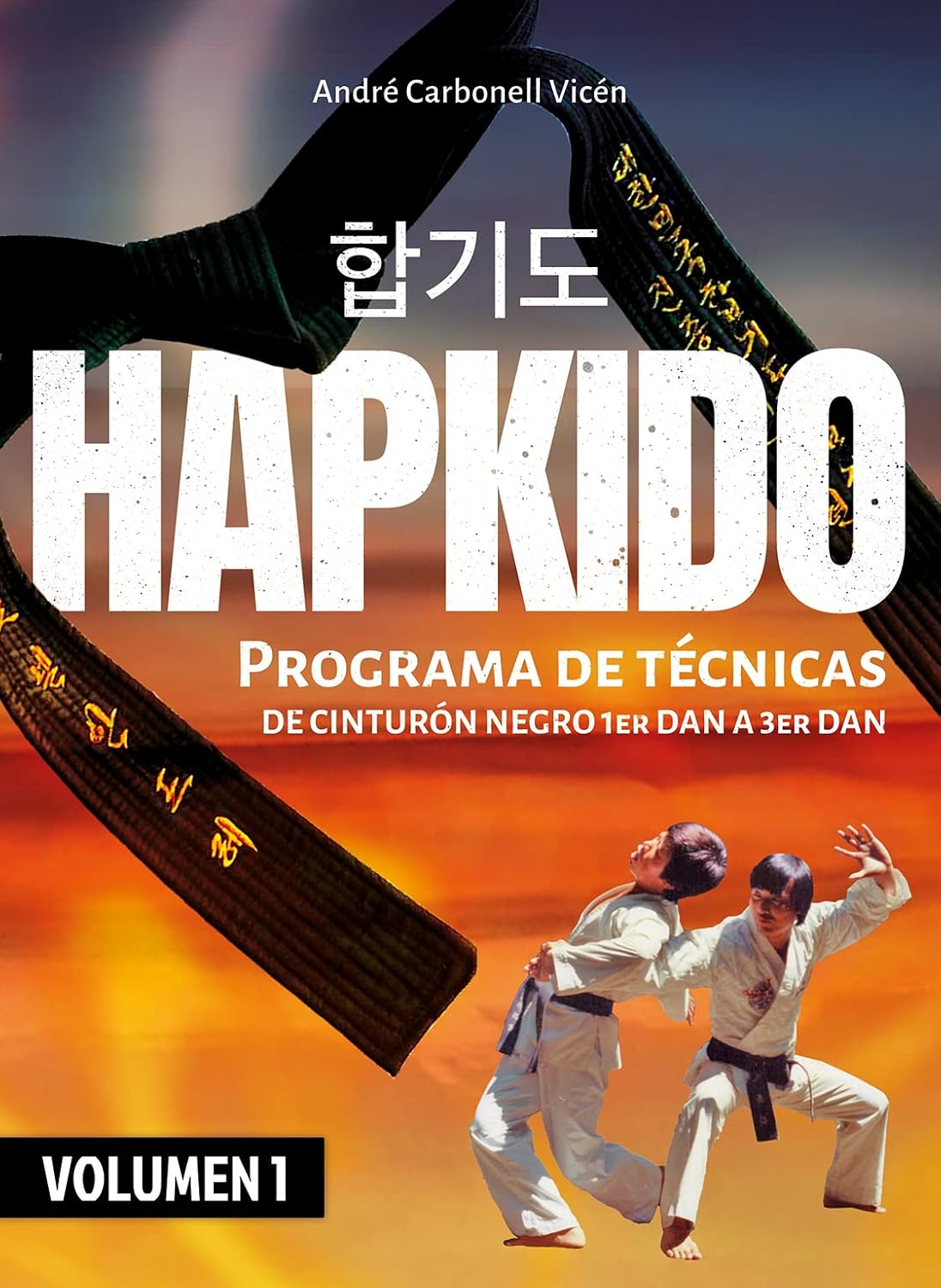 HAPKIDO (VOLUMEN 1) PROGRAMA DE TECNICAS DE CINTURON NEGRO 1ER.DAN A 3ER.DAN